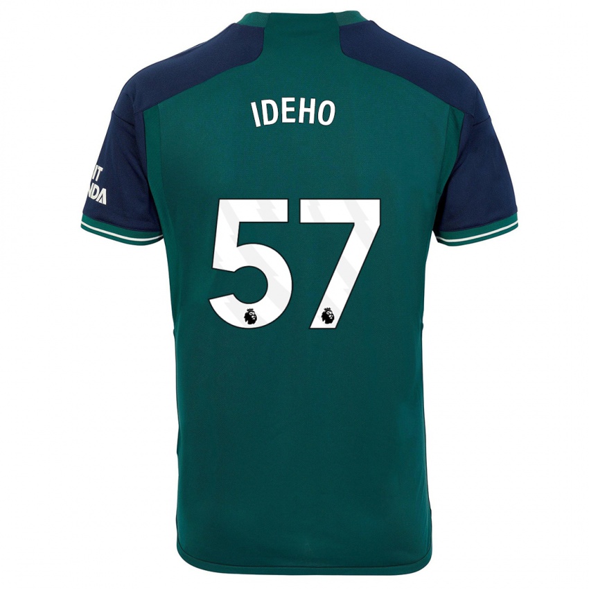 Kinder Joel Ideho #57 Grün Ausweichtrikot Trikot 2023/24 T-Shirt Belgien