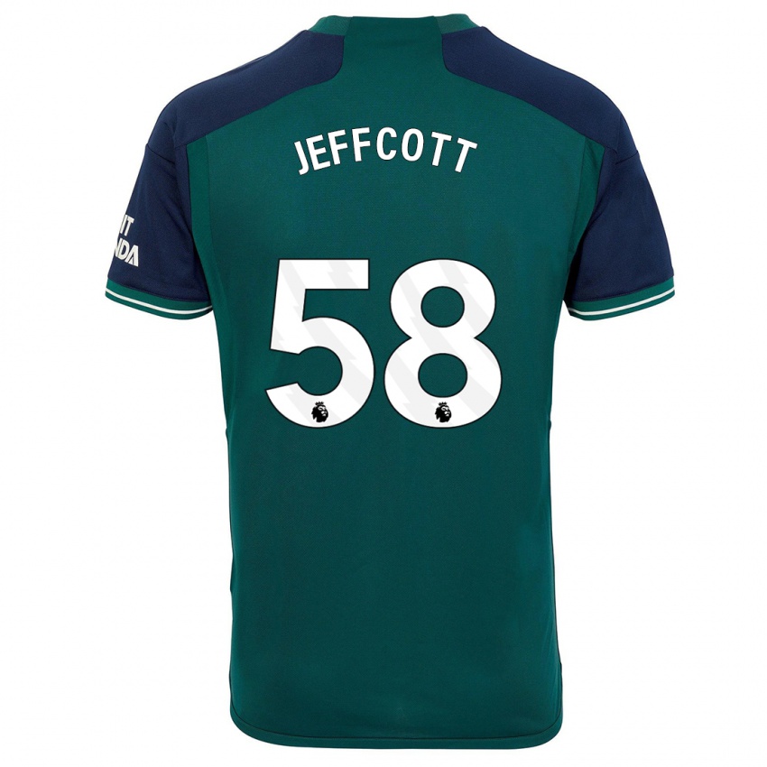 Kinderen Henry Jeffcott #58 Groente Thuisshirt Derde Tenue 2023/24 T-Shirt België