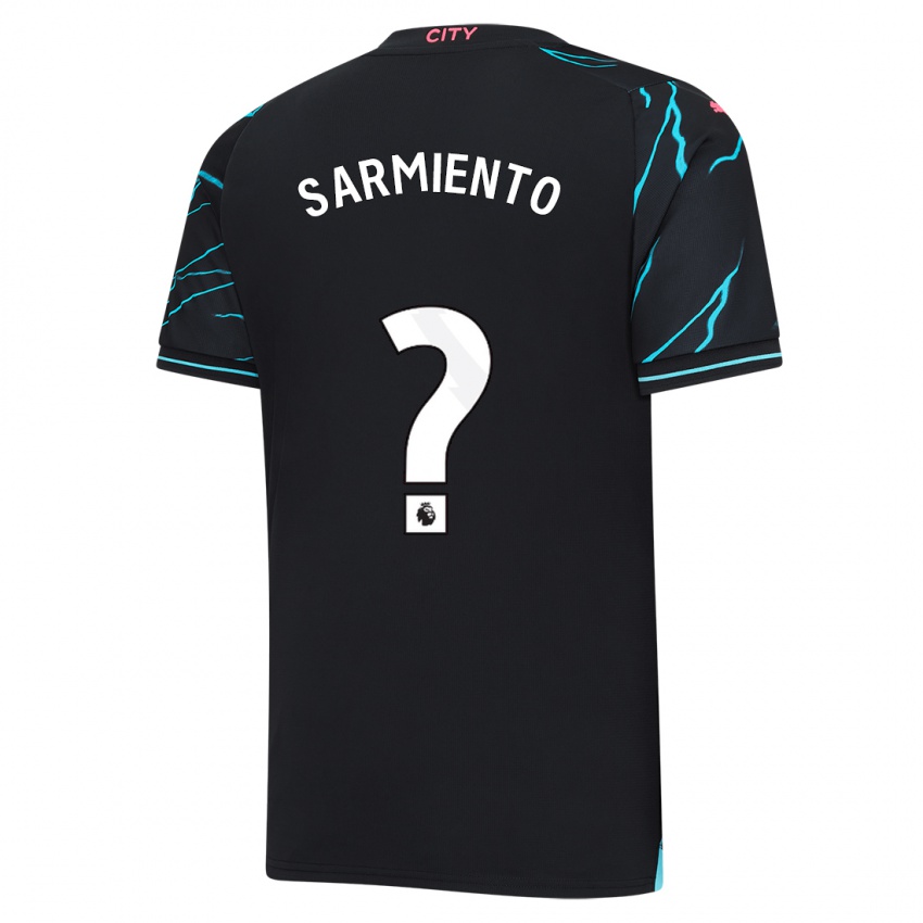 Kinder Darío Sarmiento #0 Dunkelblau Ausweichtrikot Trikot 2023/24 T-Shirt Belgien