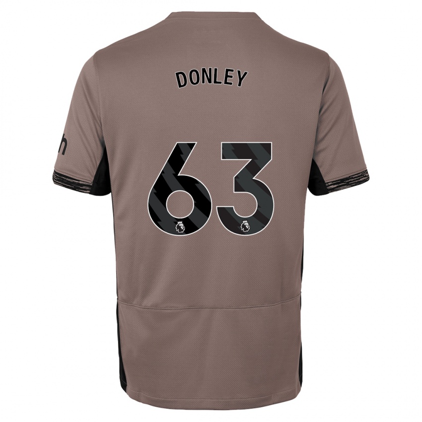 Kinder Jamie Donley #63 Dunkelbeige Ausweichtrikot Trikot 2023/24 T-Shirt Belgien