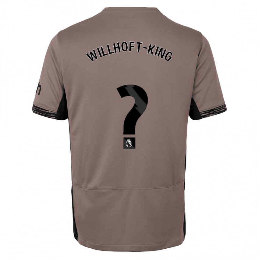 Kinder Han Willhoft-King #0 Dunkelbeige Ausweichtrikot Trikot 2023/24 T-Shirt Belgien