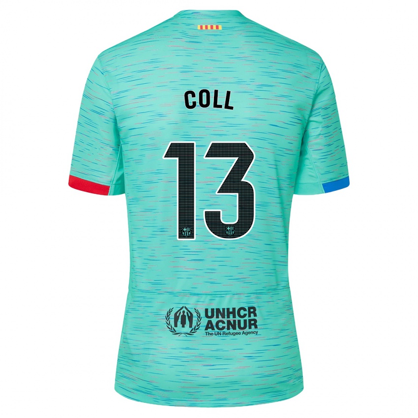 Enfant Maillot Cata Coll #13 Aqua Clair Troisieme 2023/24 T-Shirt Belgique