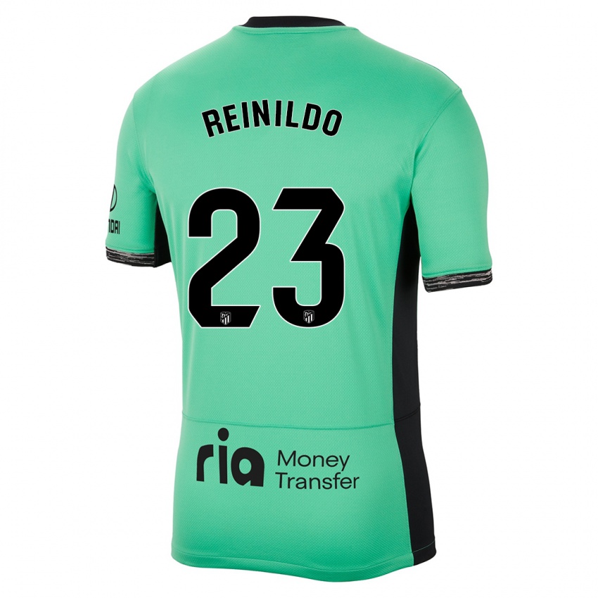 Kinder Reinildo Mandava #23 Frühlingsgrün Ausweichtrikot Trikot 2023/24 T-Shirt Belgien