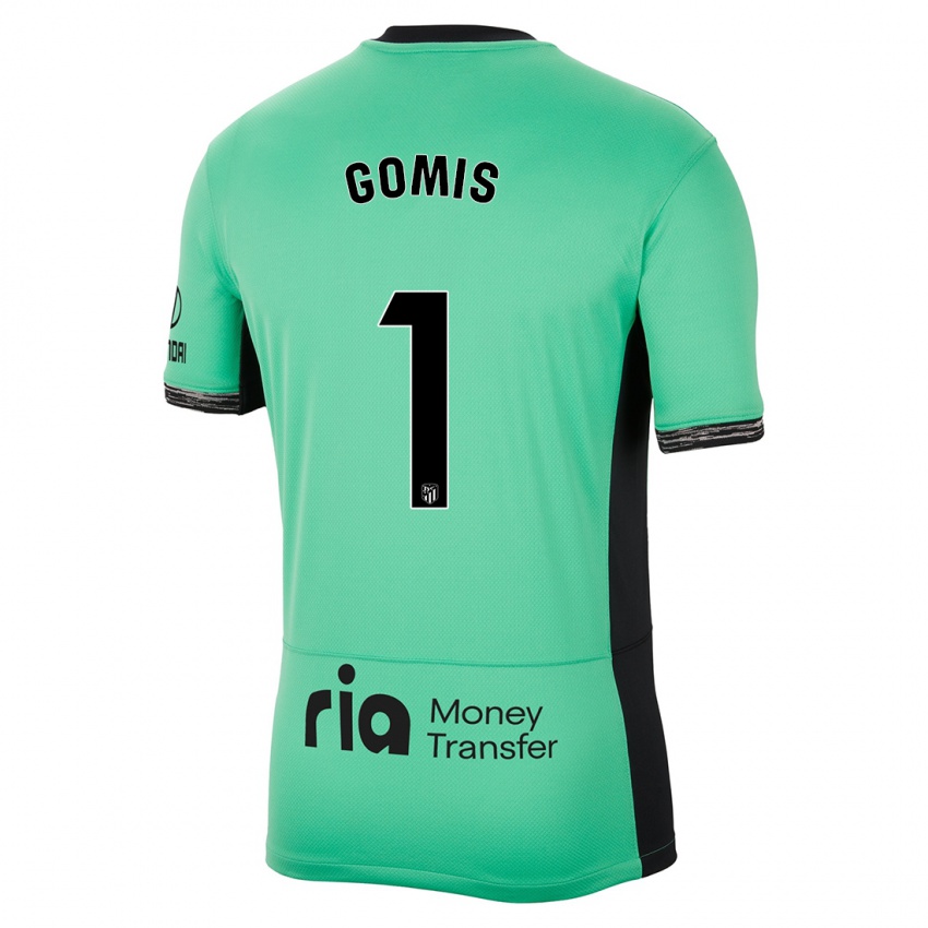 Kinder Antonio Gomis #1 Frühlingsgrün Ausweichtrikot Trikot 2023/24 T-Shirt Belgien