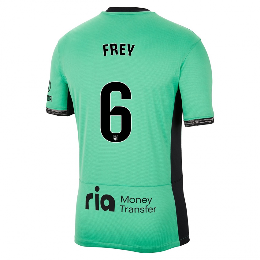 Kinder Darío Frey #6 Frühlingsgrün Ausweichtrikot Trikot 2023/24 T-Shirt Belgien