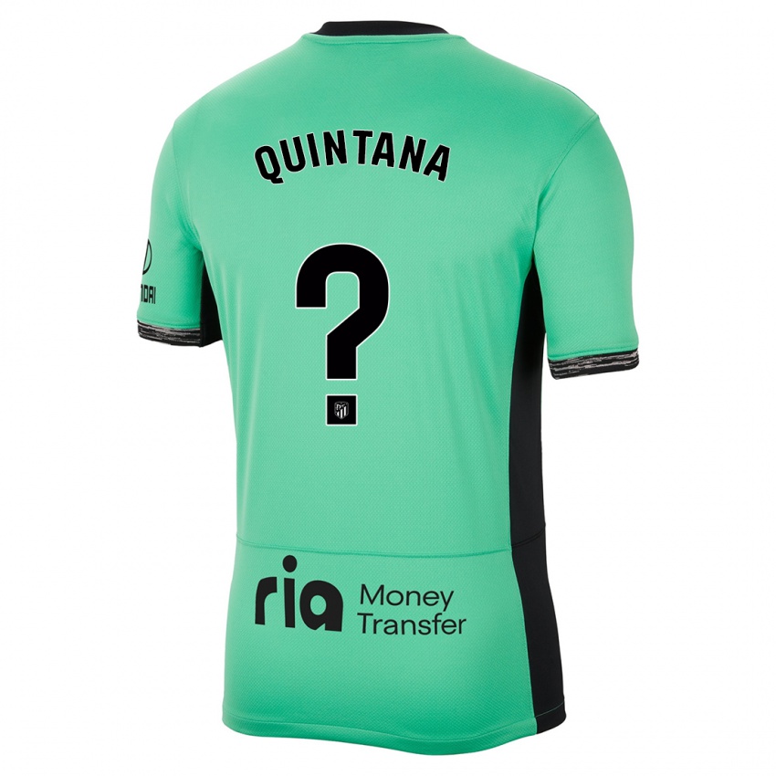 Kinder Nacho Quintana #0 Frühlingsgrün Ausweichtrikot Trikot 2023/24 T-Shirt Belgien
