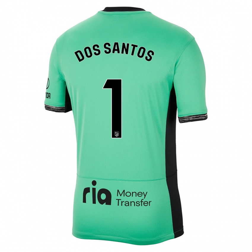 Kinder Alex Dos Santos #1 Frühlingsgrün Ausweichtrikot Trikot 2023/24 T-Shirt Belgien