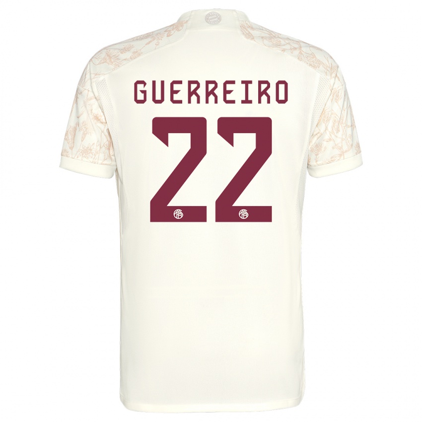 Kinder Raphaël Guerreiro #22 Cremefarben Ausweichtrikot Trikot 2023/24 T-Shirt Belgien