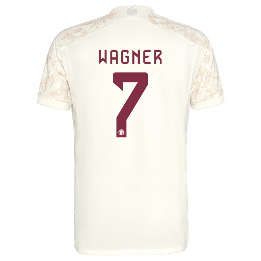 Kinderen Maximilian Wagner #7 Gebroken Wit Thuisshirt Derde Tenue 2023/24 T-Shirt België