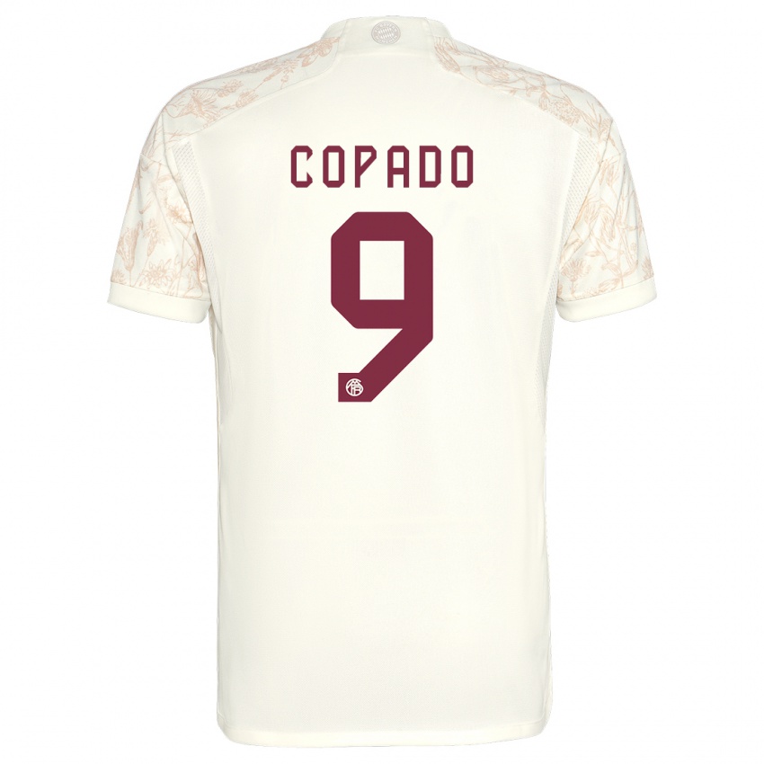 Kinder Lucas Copado #9 Cremefarben Ausweichtrikot Trikot 2023/24 T-Shirt Belgien