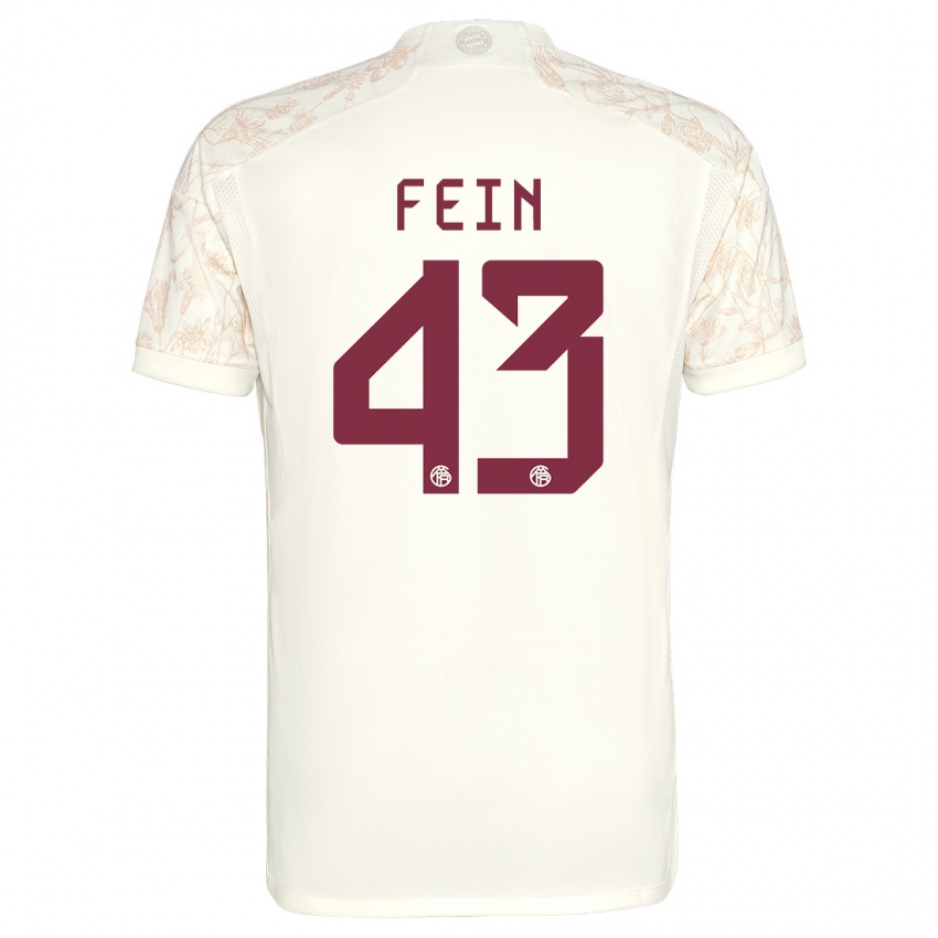 Kinderen Adrian Fein #43 Gebroken Wit Thuisshirt Derde Tenue 2023/24 T-Shirt België
