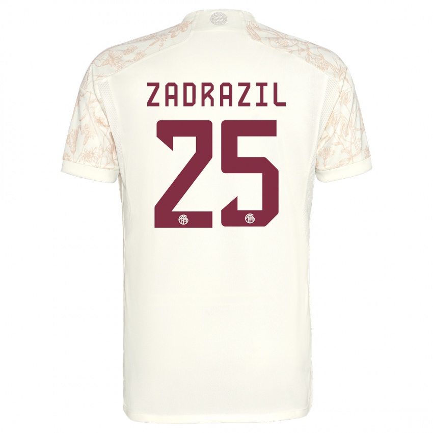 Kinder Sarah Zadrazil #25 Cremefarben Ausweichtrikot Trikot 2023/24 T-Shirt Belgien