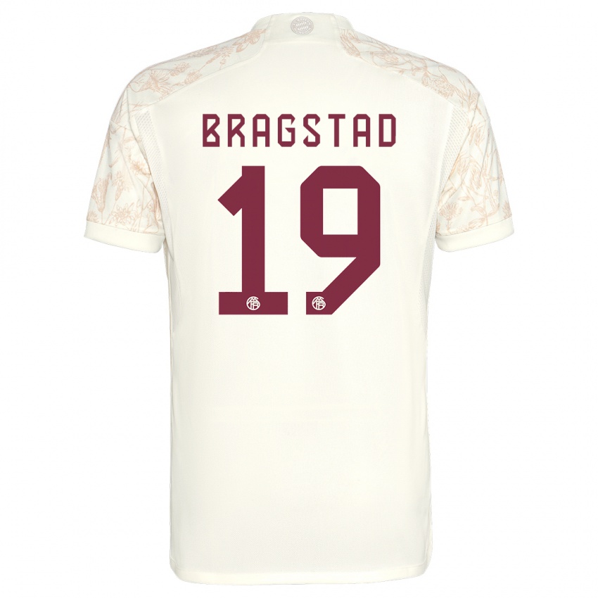 Kinder Emilie Bragstad #19 Cremefarben Ausweichtrikot Trikot 2023/24 T-Shirt Belgien