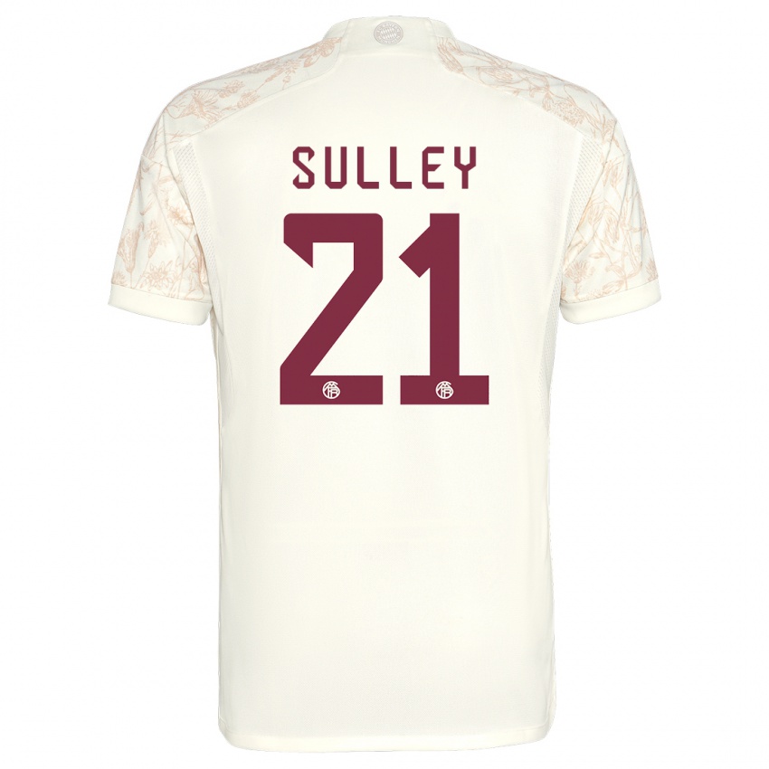 Kinder Williams Baffour Sulley #21 Cremefarben Ausweichtrikot Trikot 2023/24 T-Shirt Belgien