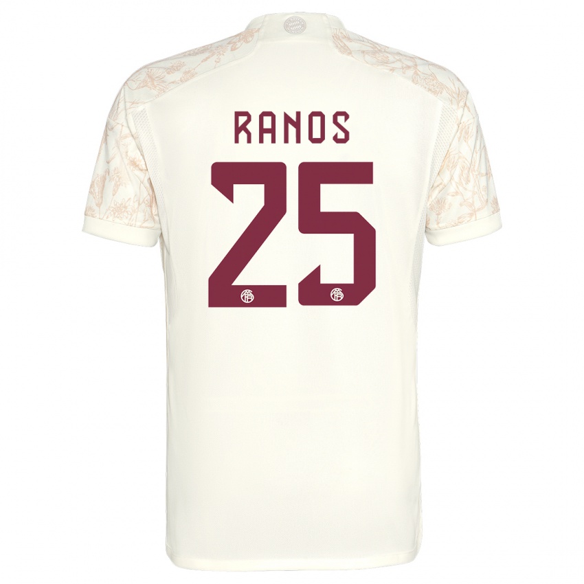 Kinder Grant-Leon Ranos #25 Cremefarben Ausweichtrikot Trikot 2023/24 T-Shirt Belgien