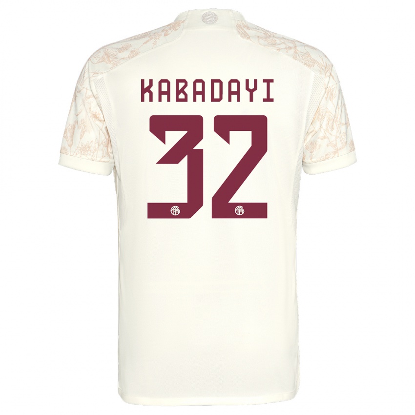 Kinder Yusuf Kabadayi #32 Cremefarben Ausweichtrikot Trikot 2023/24 T-Shirt Belgien