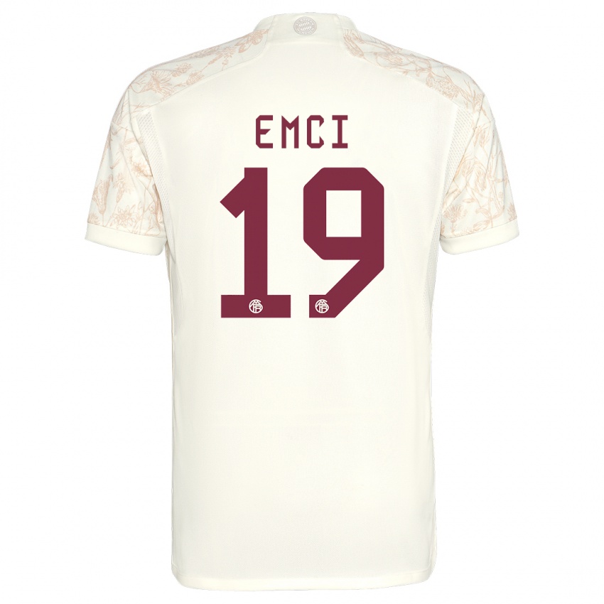Kinderen Ben Emci #19 Gebroken Wit Thuisshirt Derde Tenue 2023/24 T-Shirt België