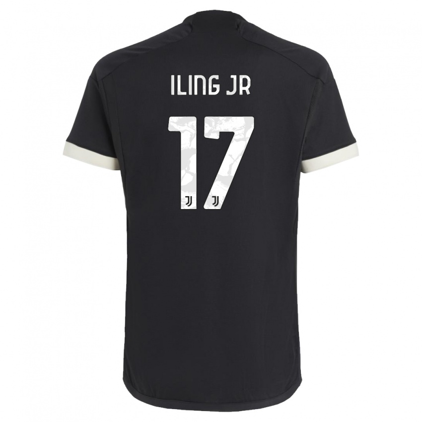 Kinder Samuel Iling-Junior #17 Schwarz Ausweichtrikot Trikot 2023/24 T-Shirt Belgien