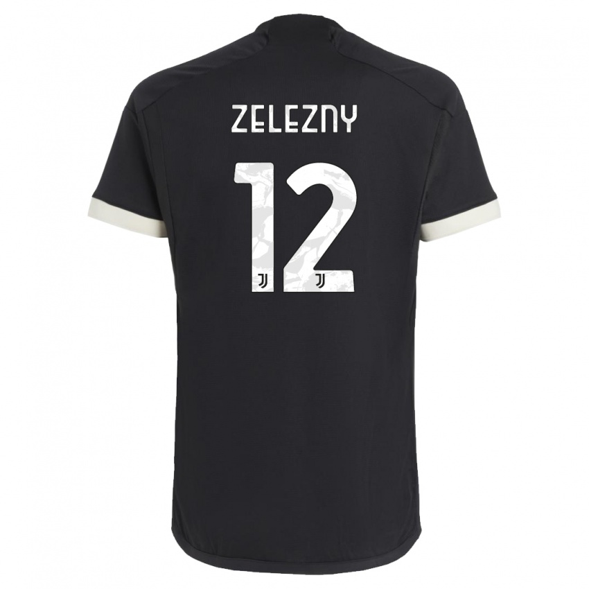 Kinder Radoslaw Zelezny #12 Schwarz Ausweichtrikot Trikot 2023/24 T-Shirt Belgien