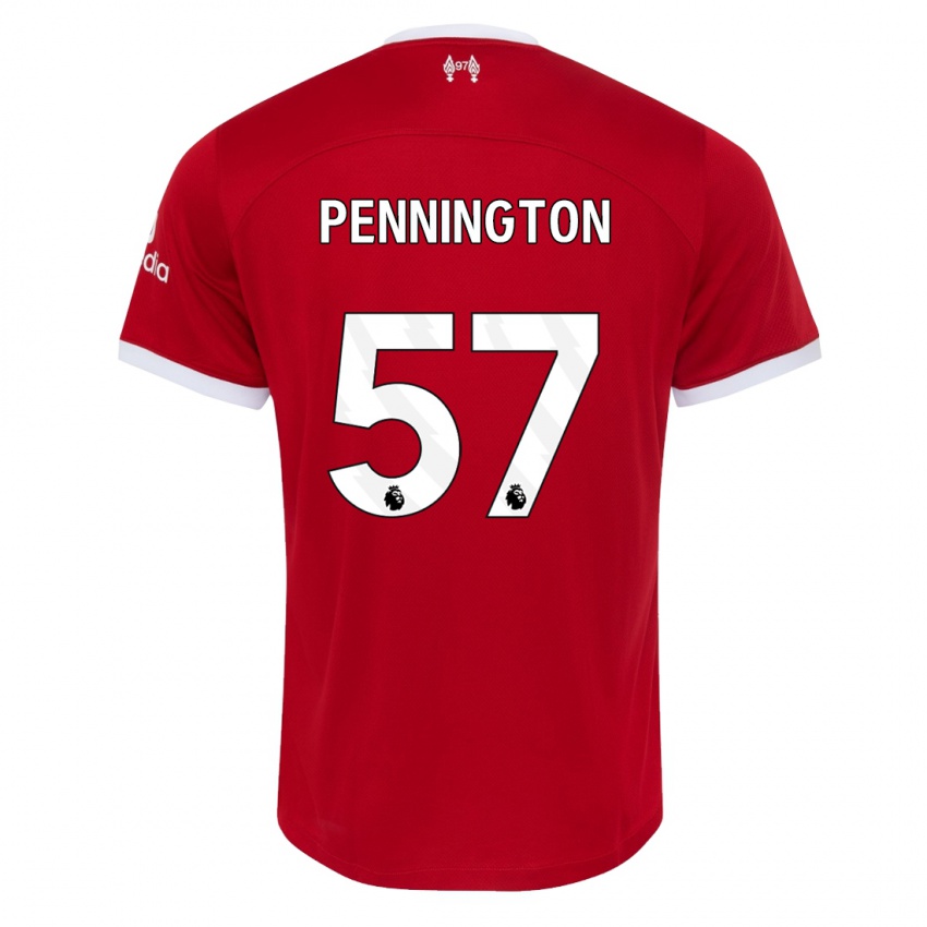 Herren Cody Pennington #57 Rot Heimtrikot Trikot 2023/24 T-Shirt Belgien