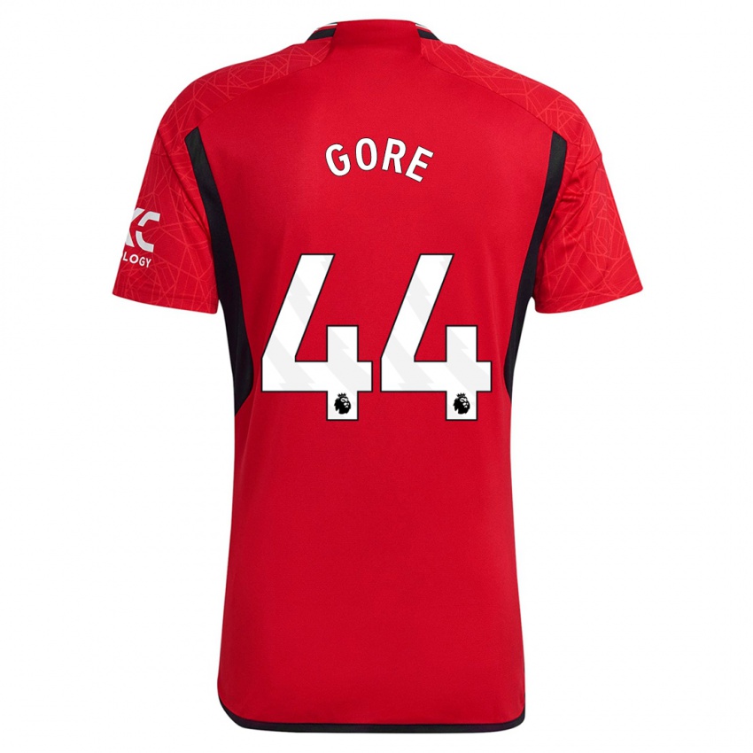 Herren Daniel Gore #44 Rot Heimtrikot Trikot 2023/24 T-Shirt Belgien