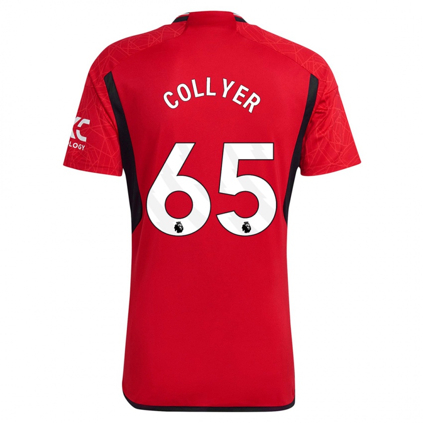 Herren Toby Collyer #65 Rot Heimtrikot Trikot 2023/24 T-Shirt Belgien