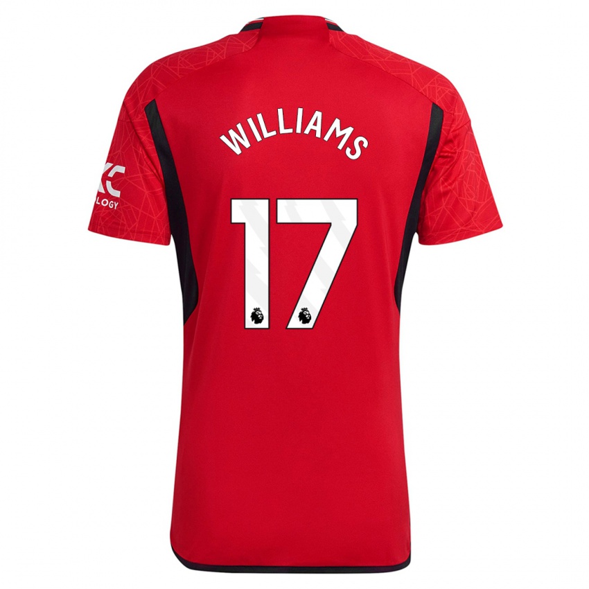 Herren Rachel Williams #17 Rot Heimtrikot Trikot 2023/24 T-Shirt Belgien