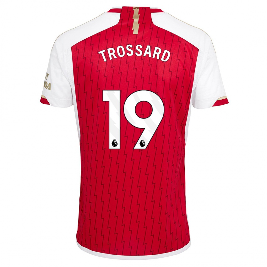 Herren Leandro Trossard #19 Rot Heimtrikot Trikot 2023/24 T-Shirt Belgien