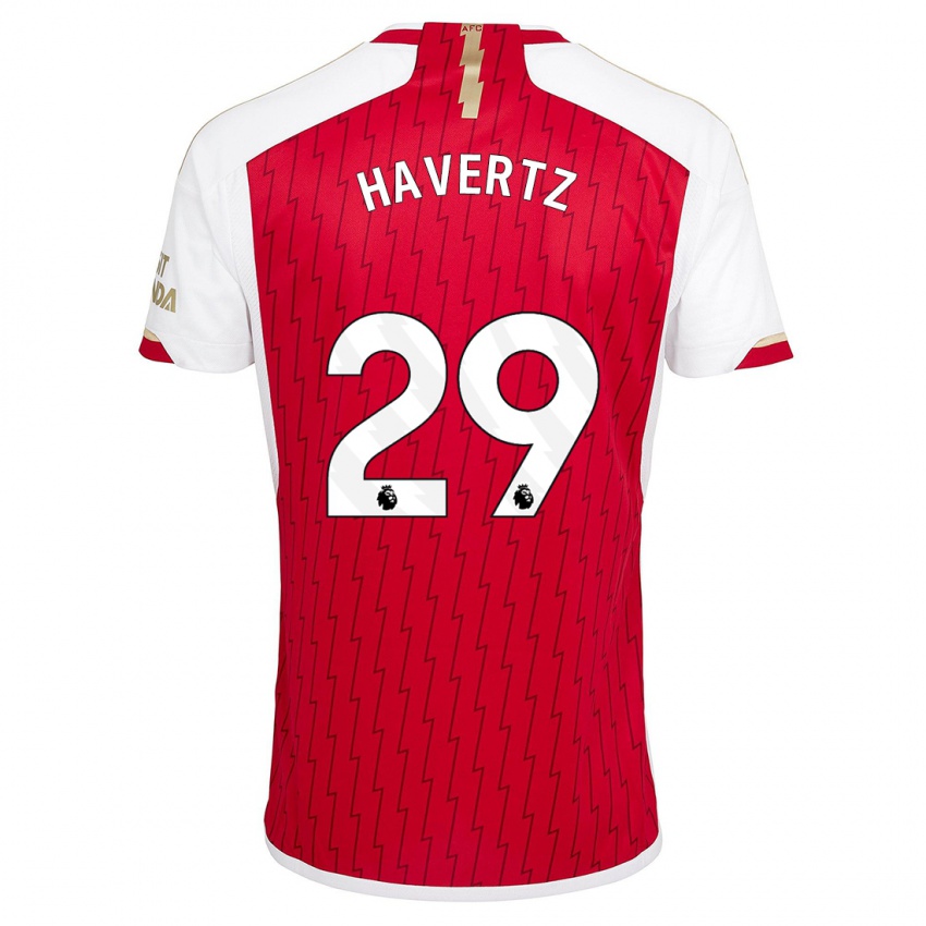 Herren Kai Havertz #29 Rot Heimtrikot Trikot 2023/24 T-Shirt Belgien