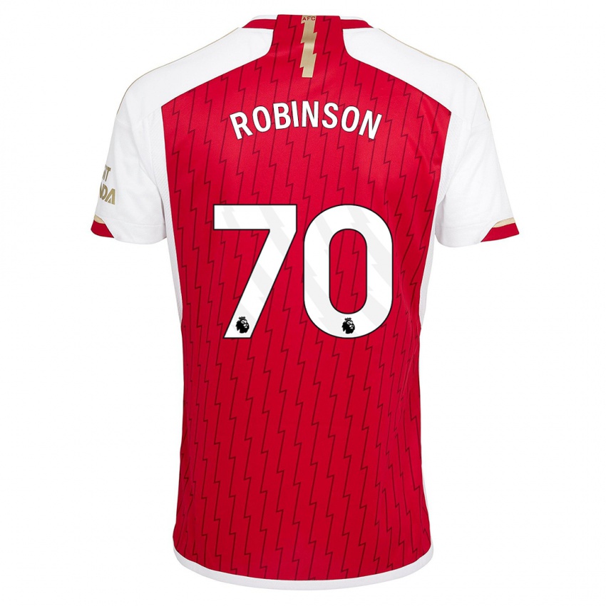 Herren Josh Robinson #70 Rot Heimtrikot Trikot 2023/24 T-Shirt Belgien