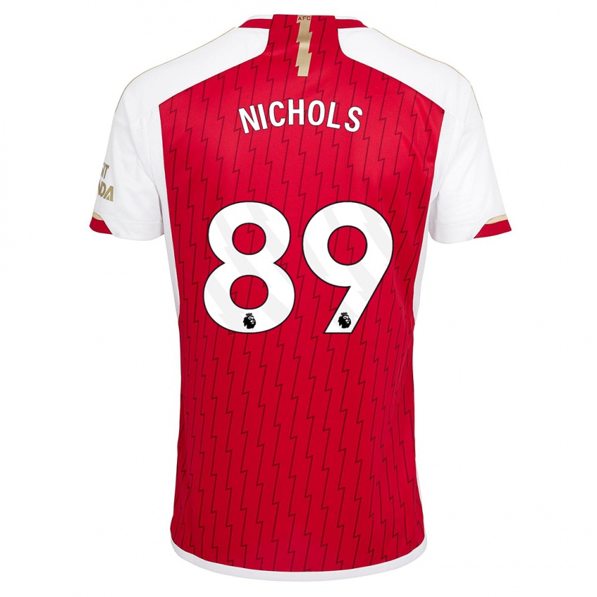 Herren Josh Nichols #89 Rot Heimtrikot Trikot 2023/24 T-Shirt Belgien
