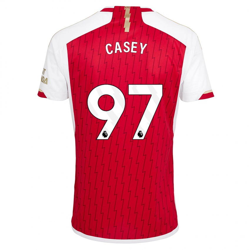 Herren Dan Casey #97 Rot Heimtrikot Trikot 2023/24 T-Shirt Belgien