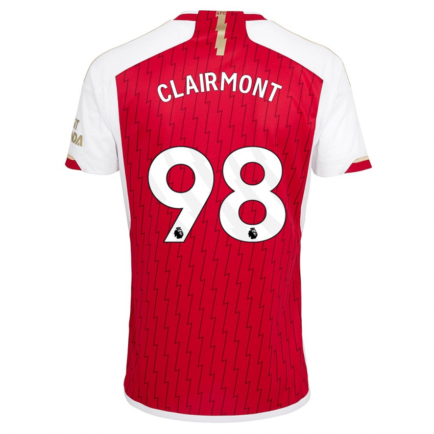 Herren Reece Clairmont #98 Rot Heimtrikot Trikot 2023/24 T-Shirt Belgien