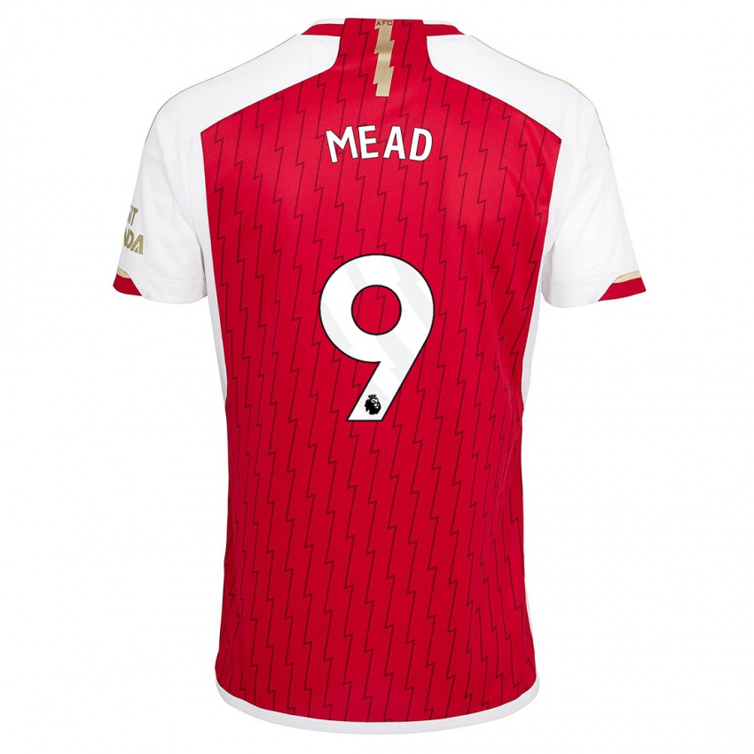 Herren Beth Mead #9 Rot Heimtrikot Trikot 2023/24 T-Shirt Belgien