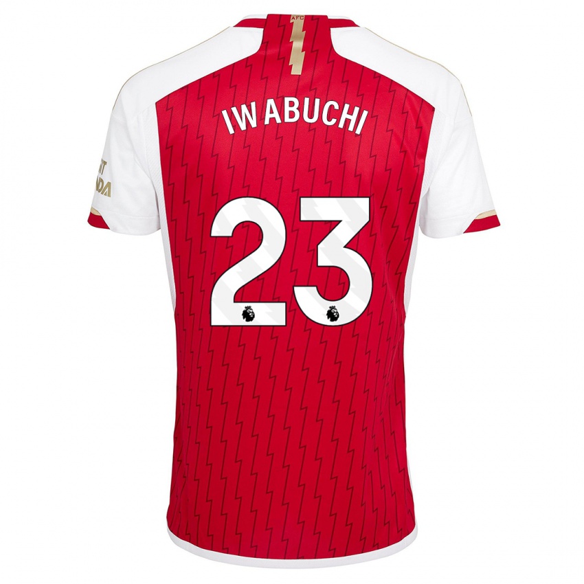Heren Mana Iwabuchi #23 Rood Thuisshirt Thuistenue 2023/24 T-Shirt België