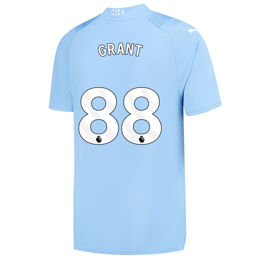 Heren True Grant #88 Lichtblauw Thuisshirt Thuistenue 2023/24 T-Shirt België