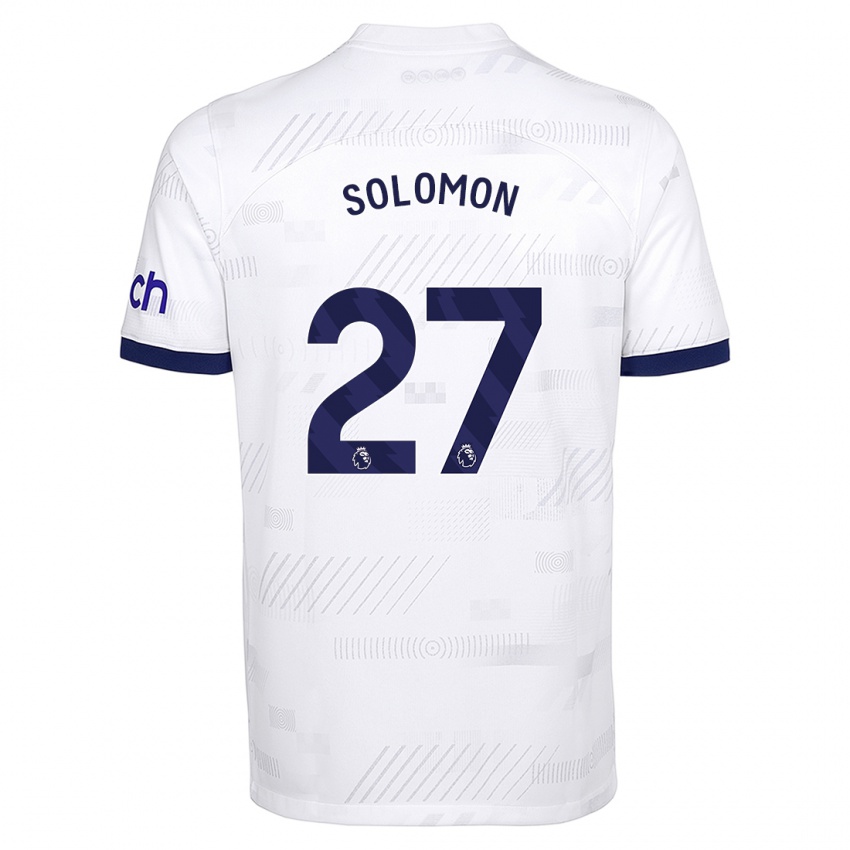 Herren Manor Solomon #27 Weiß Heimtrikot Trikot 2023/24 T-Shirt Belgien
