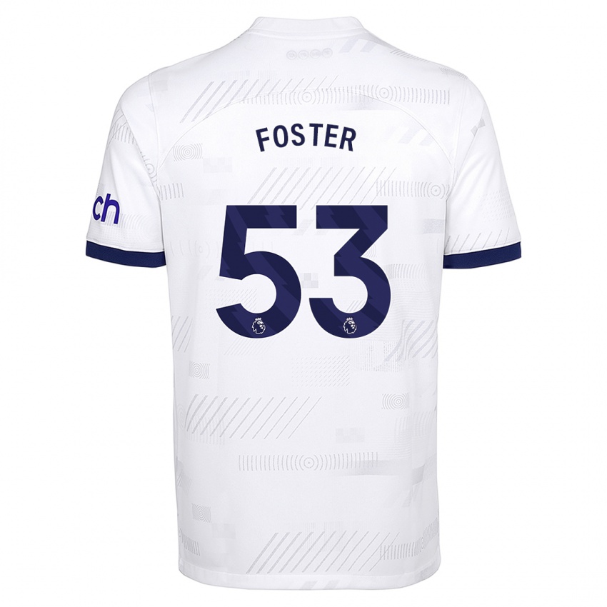 Herren Brooklyn Lyons Foster #53 Weiß Heimtrikot Trikot 2023/24 T-Shirt Belgien