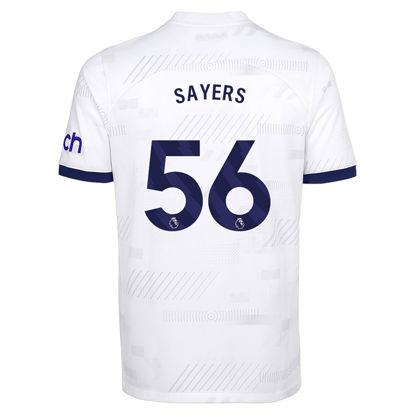 Herren Charlie Sayers #56 Weiß Heimtrikot Trikot 2023/24 T-Shirt Belgien
