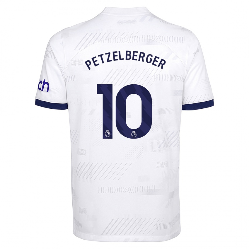 Herren Ramona Petzelberger #10 Weiß Heimtrikot Trikot 2023/24 T-Shirt Belgien