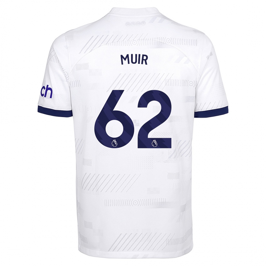 Heren Marqes Muir #62 Wit Thuisshirt Thuistenue 2023/24 T-Shirt België