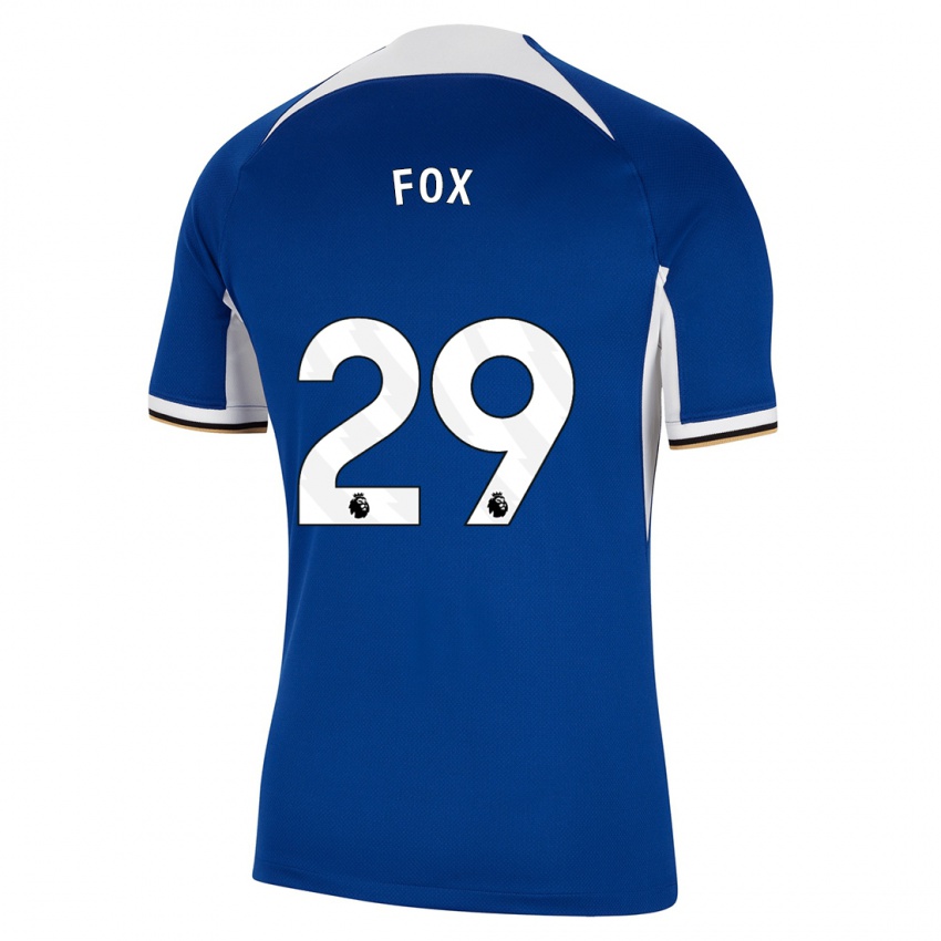 Heren Jorja Fox #29 Blauw Thuisshirt Thuistenue 2023/24 T-Shirt België