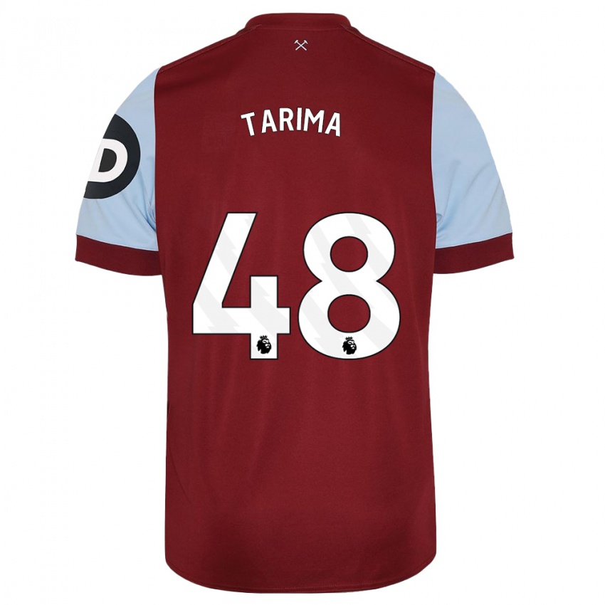 Homme Maillot Sean Tarima #48 Bordeaux Tenues Domicile 2023/24 T-Shirt Belgique