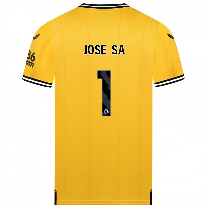 Heren Jose Sa #1 Geel Thuisshirt Thuistenue 2023/24 T-Shirt België