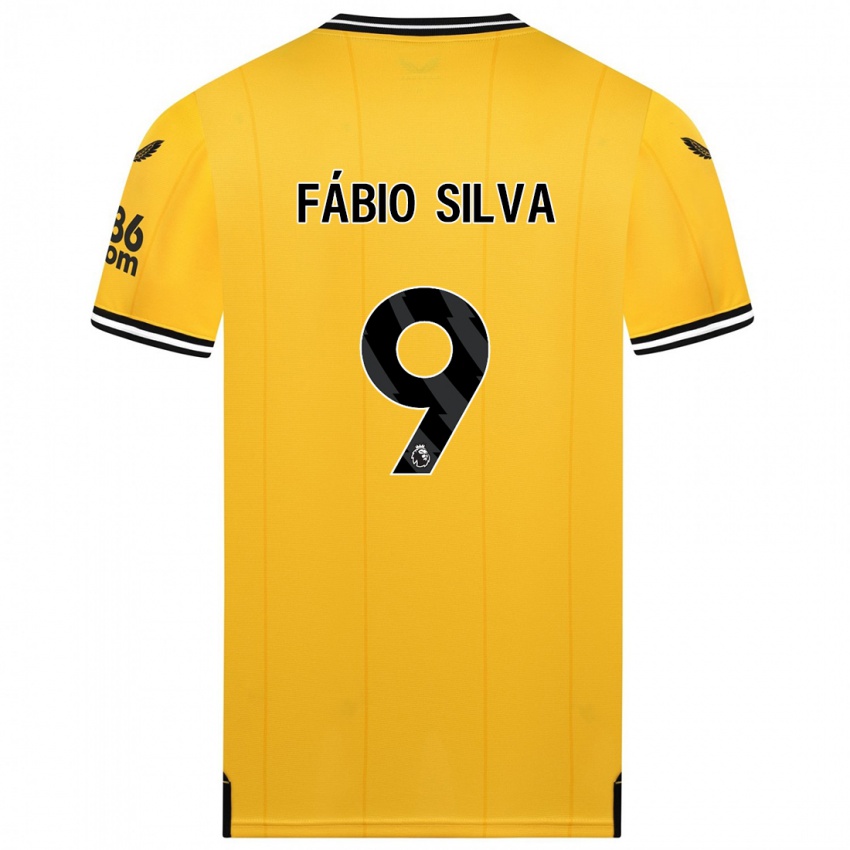 Herren Fábio Silva #9 Gelb Heimtrikot Trikot 2023/24 T-Shirt Belgien
