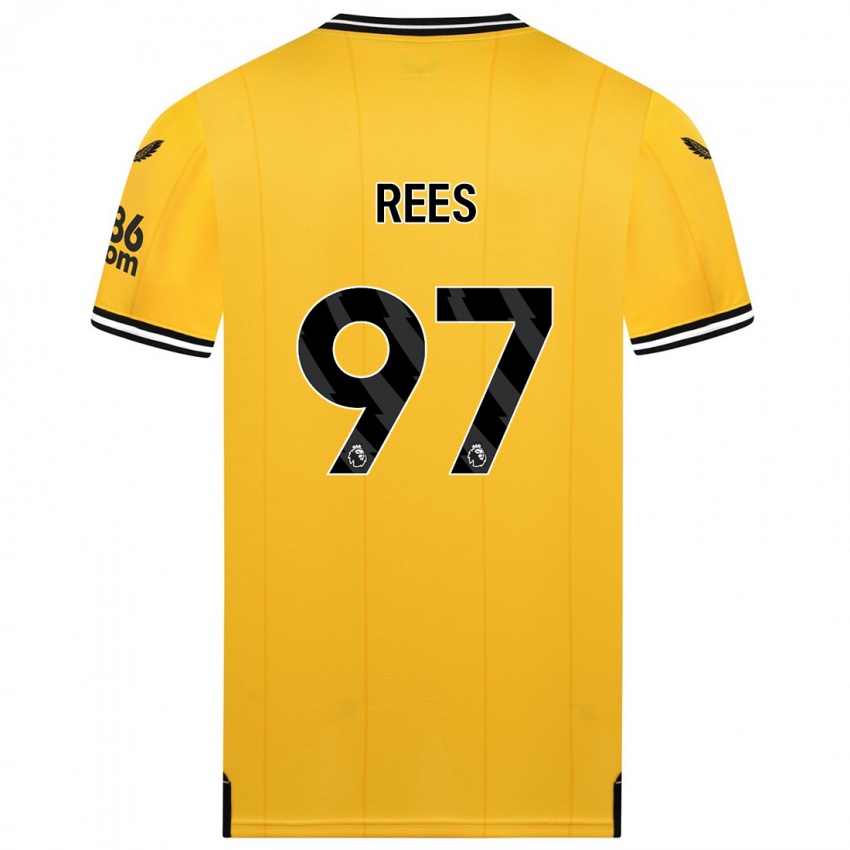 Herren Mason Rees #97 Gelb Heimtrikot Trikot 2023/24 T-Shirt Belgien