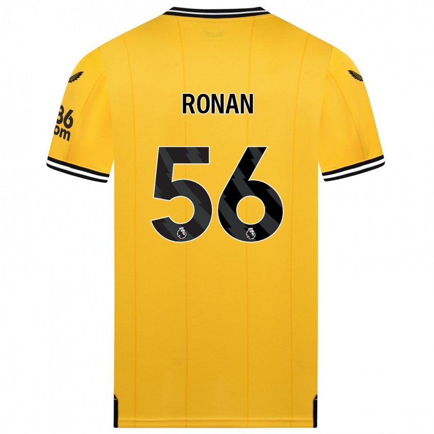 Heren Connor Ronan #56 Geel Thuisshirt Thuistenue 2023/24 T-Shirt België
