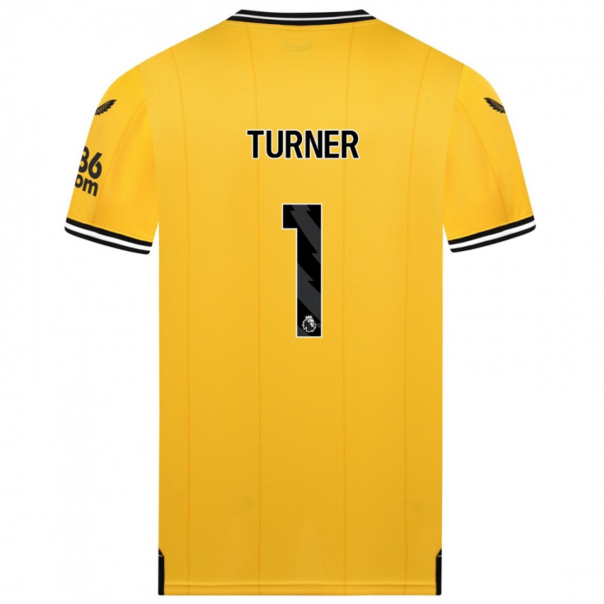 Herren Shannon Turner #1 Gelb Heimtrikot Trikot 2023/24 T-Shirt Belgien