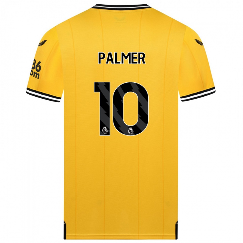 Heren Jamila Palmer #10 Geel Thuisshirt Thuistenue 2023/24 T-Shirt België