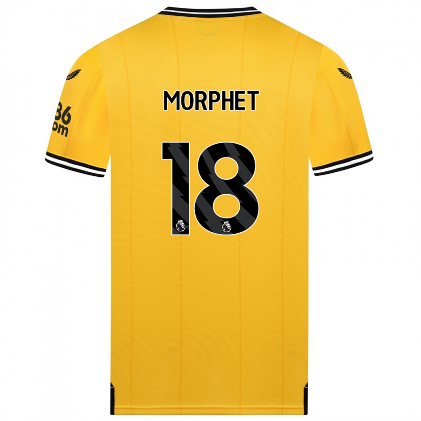 Herren Anna Morphet #18 Gelb Heimtrikot Trikot 2023/24 T-Shirt Belgien